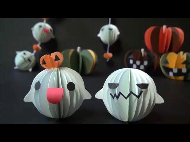 ペーパークラフト ハロウィン オバケの作り方 Diy Paper Craft Halloween How To Make A Ghost Youtube