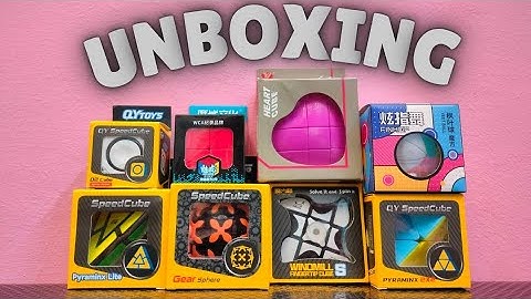 [EPIC] UNBOXING | Multiple Weird Rubik
