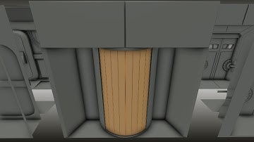 Modular Sci-Fi Set Wip 72 Blender 2.75a  - Animated sci-fi door