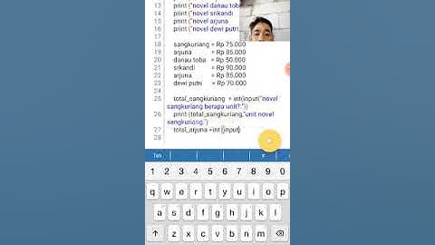 MEMBUAT PROGRAM CASHIER MENGGUNAKAN BAHASA PYTHON (PART 2)