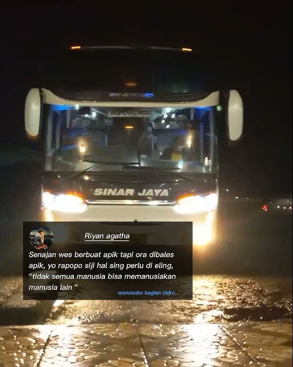 story wa terbaru bus sinar jaya (top topan)