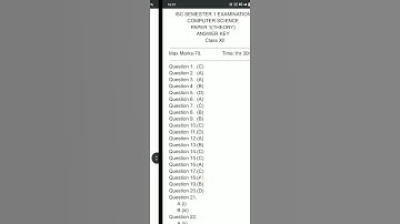 computer science answer key isc class 12