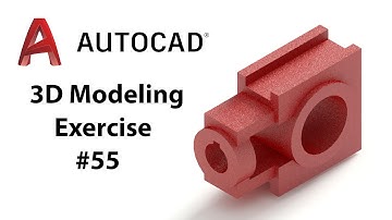 AutoCAD 3D Modeling - Exercise #55 - Basic to Advance in Hindi