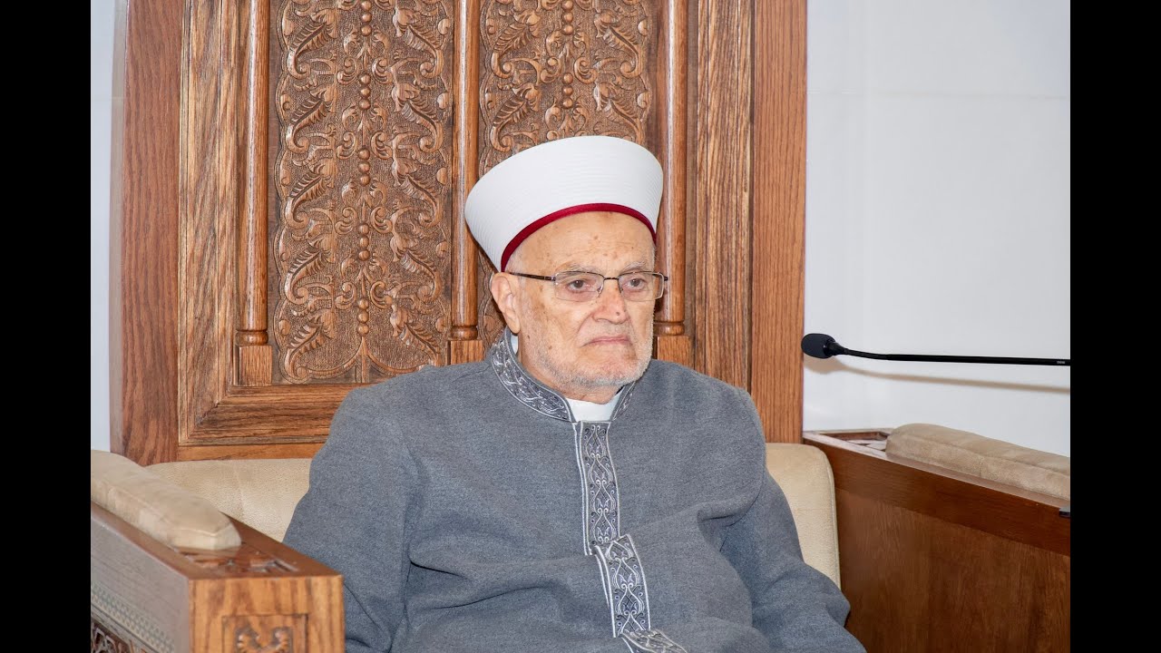 درس الجمعة بجامع الجزائر ألقاه خطيب المسجد الأقصى الشّيخ عكرمة صبري