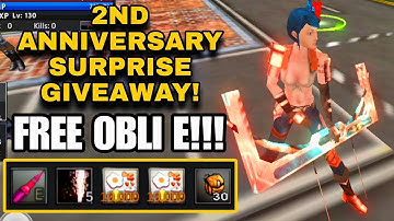 RAN Mobile: The Master Class - FREE OBLI E for Active Players (2nd Anniv Surprise) GET YOURS NOW!!!