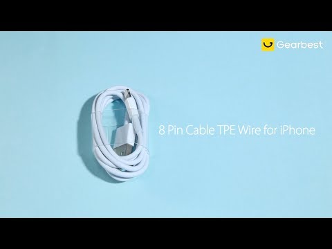 8 Pin Fast Charging Cable Data Transmission TPE Wire for iPhone - Gearbest.com