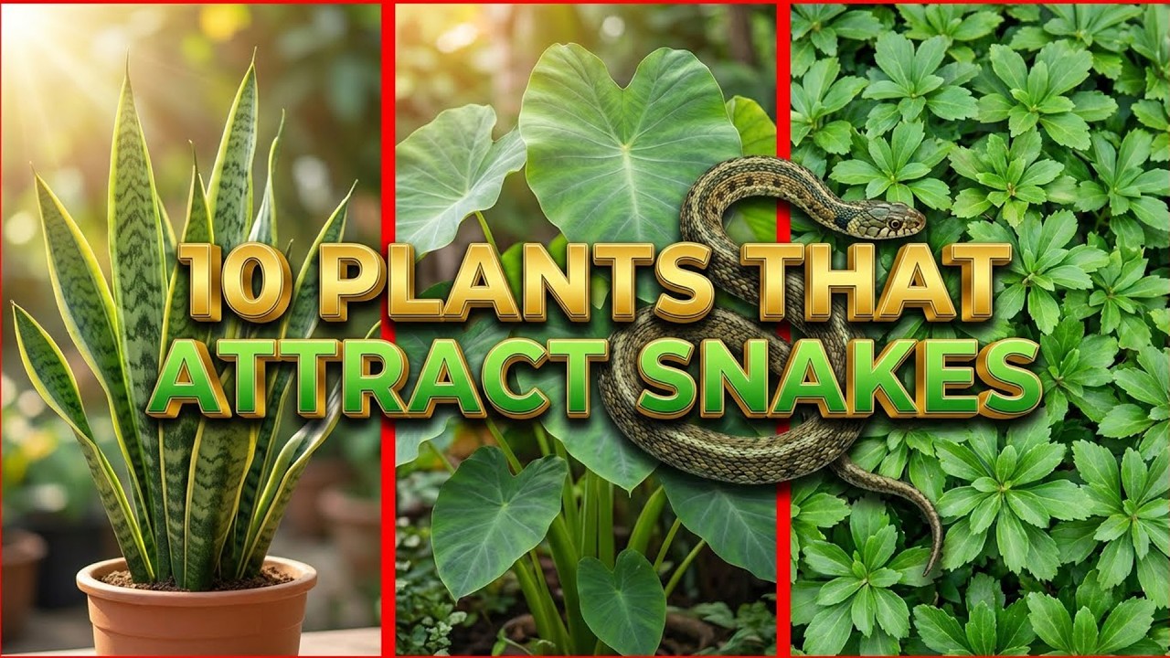 ⚠️ 10 Common Garden Plants That Quietly Invite Snakes Into Your Yard