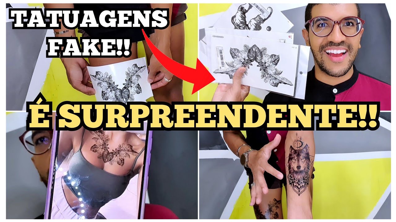 Testando As Tatuagens Da Shein - Vale a Pena?