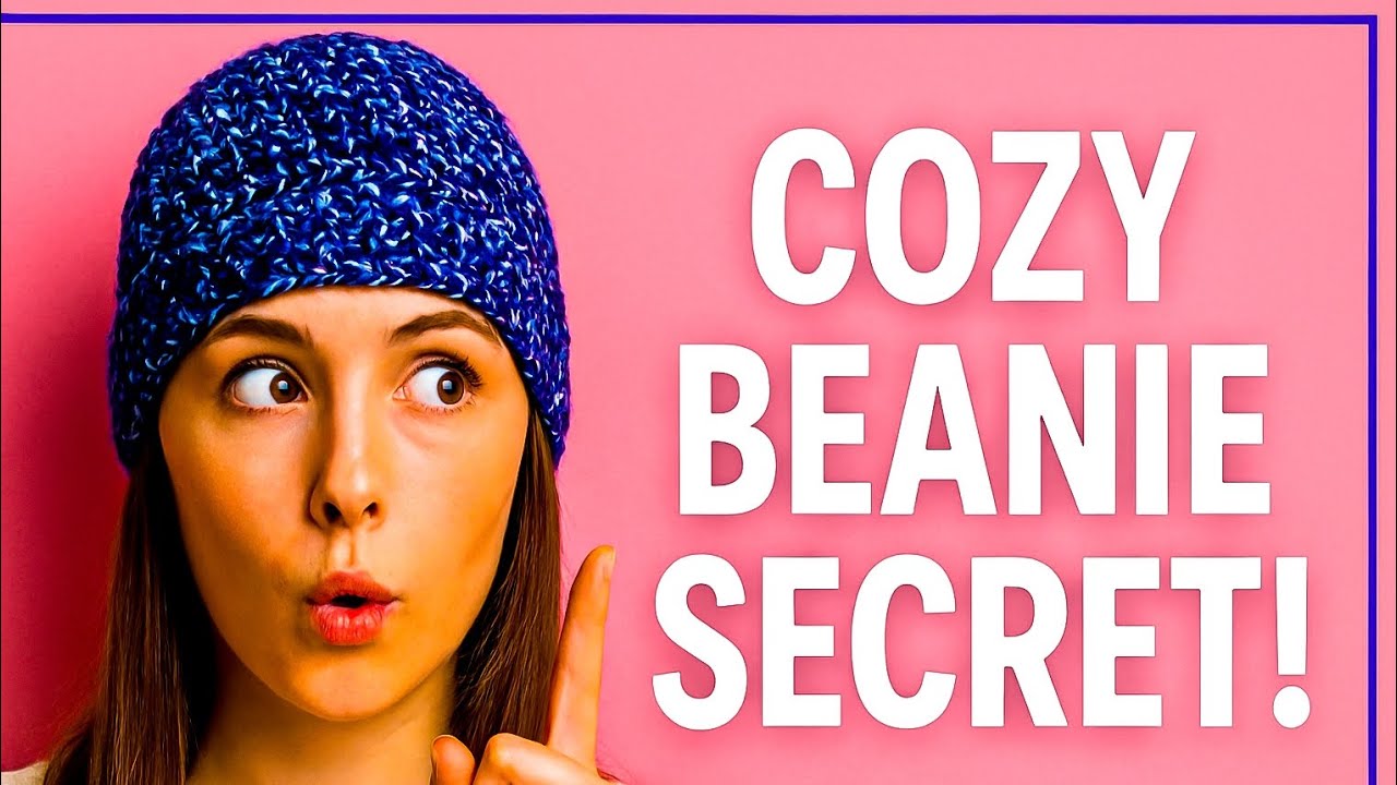 Easy Crochet Beanie With Brim Beginners DIY Tutorial