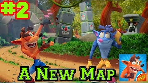 Crash Bandicoot: On The Run! - Gameplay Walkthrough Part 2 - New Map (Android,iOS)