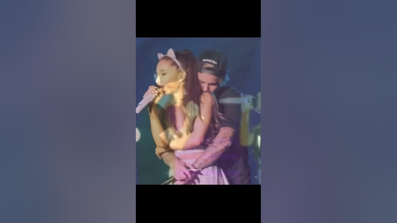 Ariana Grande avoid Justin Bieber's touch #shorts
