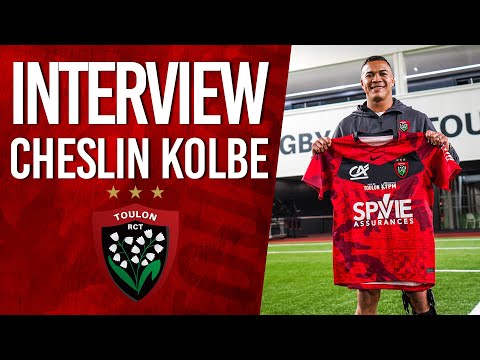 Interview : Cheslin Kolbe arrivé à Toulon !