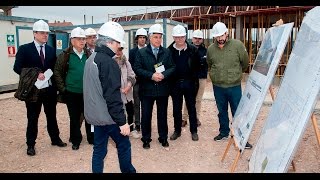 José Ignacio Ceniceros visita las obras del nuevo colegio de Cenicero