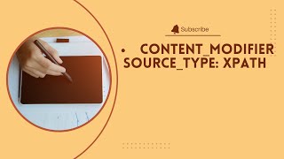 CONTEN MODIFIER XPATH