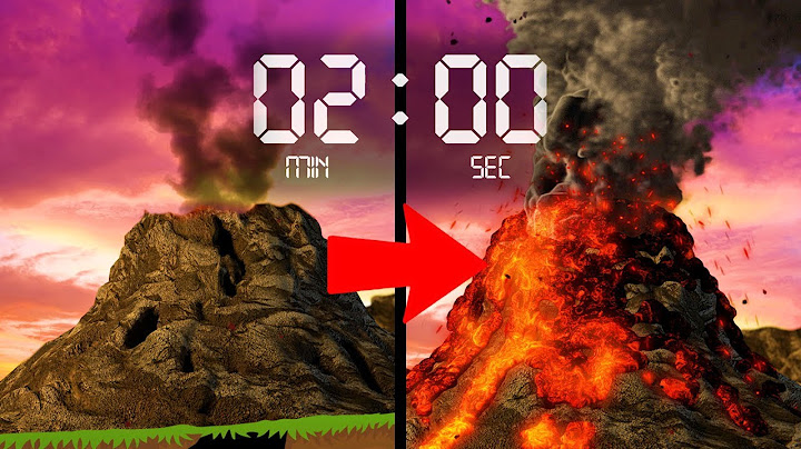 2 Minute Timer VOLCANO 🌋