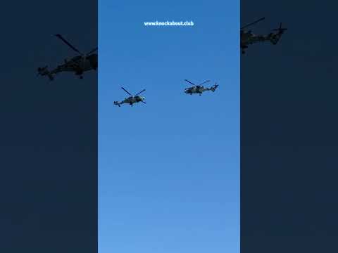 Royal Navy Black Cats Helicopter show at Airbourne.#shortvideo #shorts #knockabouttravel #helicopter