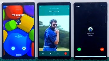 Samsung Tab A7 (2021) incoming Call Whatsapp,Pinggle Mesengger & Boot Animation