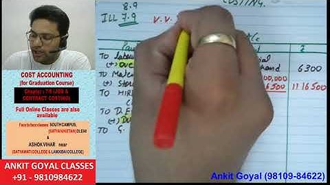 COSTING 8.3 || CONTRACT COSTING || EXTRACTED BALANCE SHEET || PRACTICAL QUESTION || ANKIT GOYAL