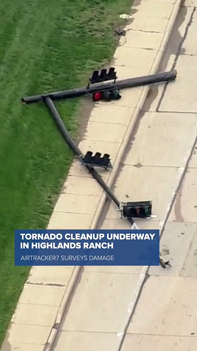 Tornado damage in Highlands Ranch