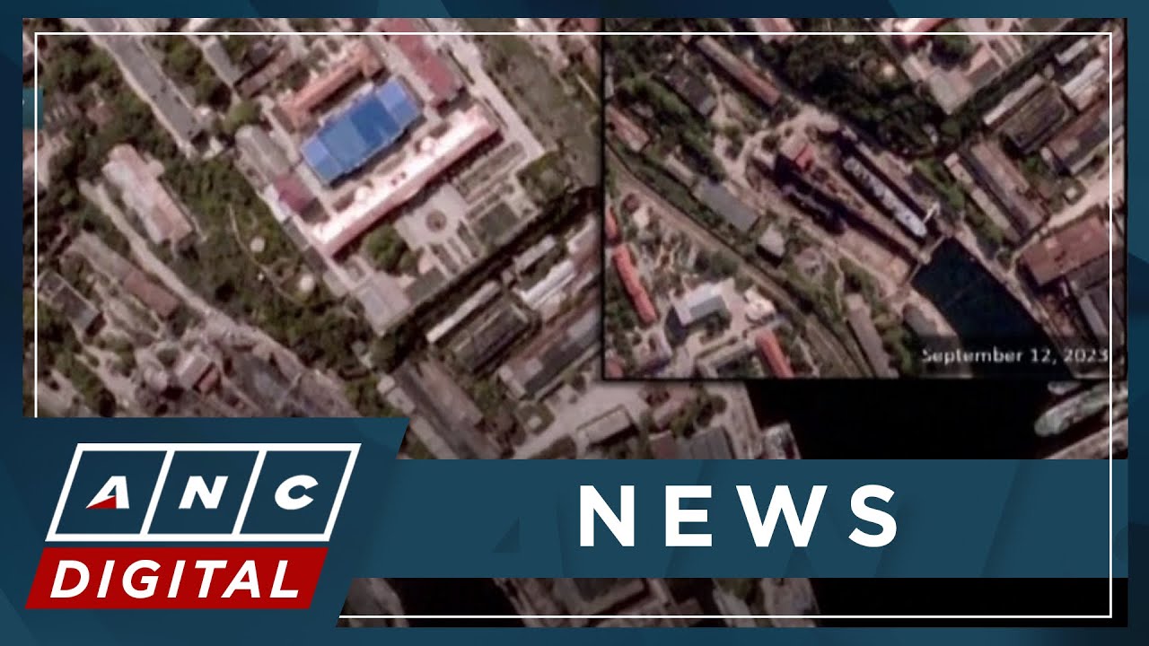 Satellite images show damage to Russian naval vessels struck in Ukraine ...