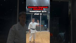 Common beginner mistakes in tournament kata (part 2) 🥋 👀 #karate #kata #mistakes