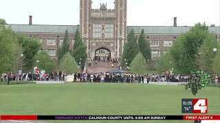 Student group: More than 60 arrests made on WashU campus during pro-Palestine protest