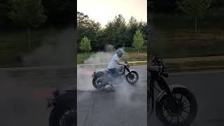 Yamaha Bolt C-Spec burnout