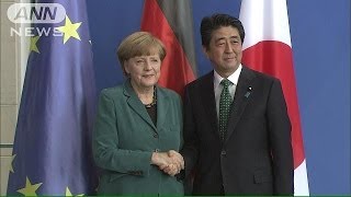 「制裁だけでなく対話も」ウクライナ問題で日独首脳(14/05/01)