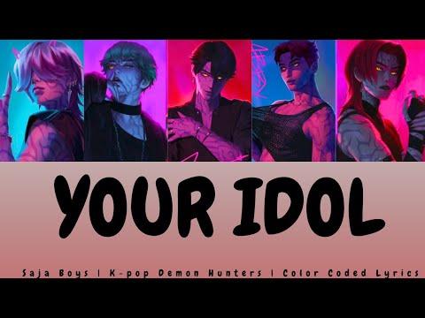 Saja Boys - Your Idol (Color Coded Lyrics) KPop Demon Hunters 