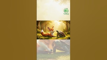 🐢🦊 เต่ากับจิ้งจอก – Unexpected Friendship #funnyturtle #turtloop #animation #shorts  #loopvideo