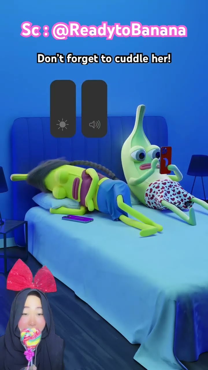 DIA INGIN TIDUR TAPI …⁉️ apa ya ? @ReadytoBanana #shorts #funny #dubbing