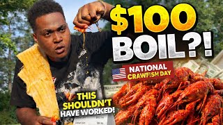 I ONLY HAD $100 FOR A CRAWFISH BOIL..THIS SHOULDN’T HAVE WORKED😳