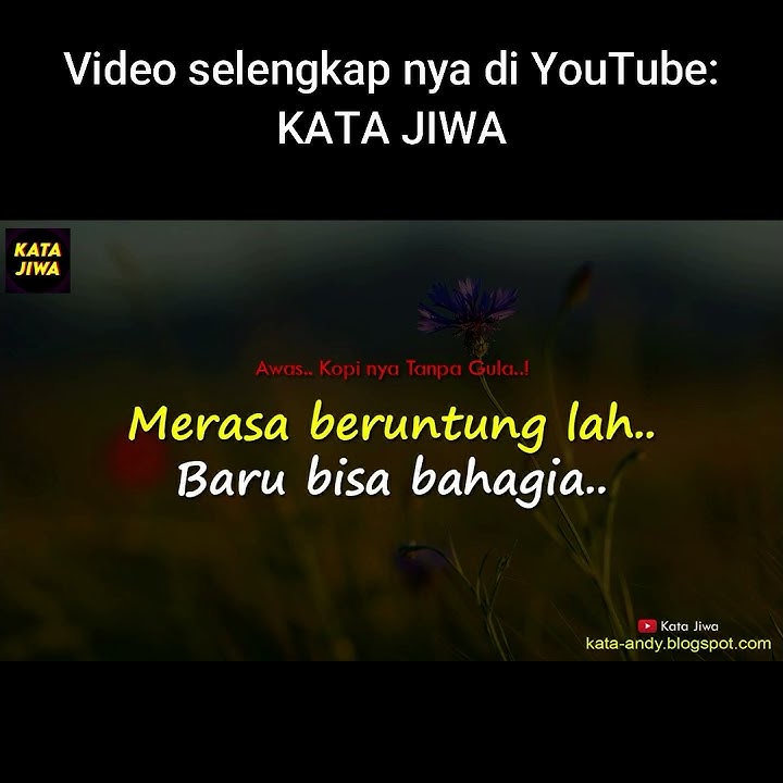 MERASA BERUNTUNG LAH #shorts | Andy Firmansyah - Kata Jiwa