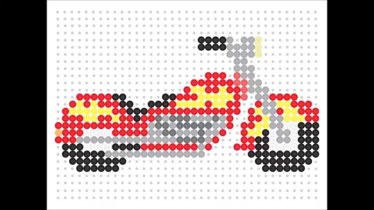 Hama Bead Motorbike (Transport Series 2 #2) - YouTube