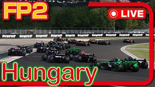 🔴F1 Rd.14 ハンガリーGP FP2【ガヤライブ】