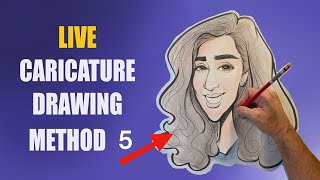 Live Caricature Drawing Method 5