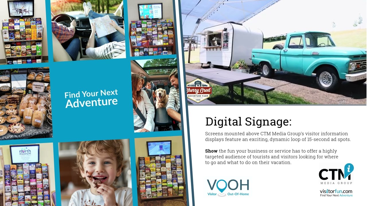 Visitor Out-Of-Home | Central Pennsylvania Digital Signage Loop | October 2024