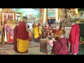 17th Gyalwang Karma performs Long Life Offering to Kenchen Thrangu Rinpoche