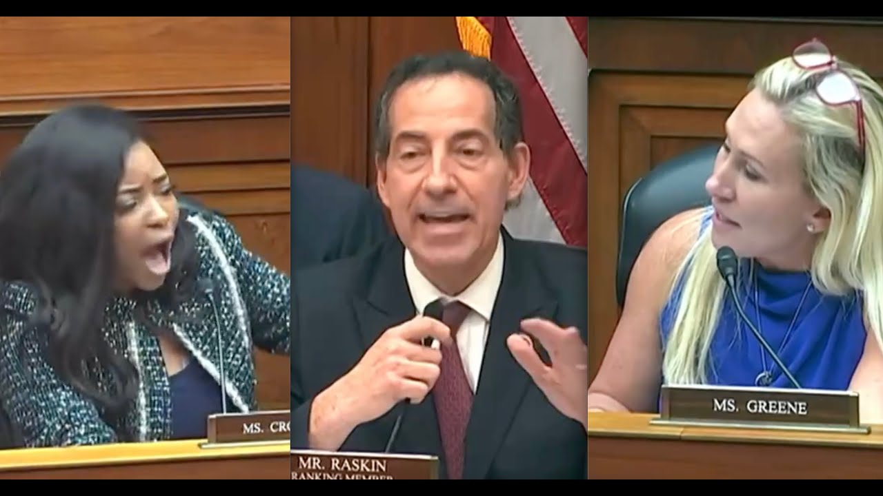 MTG, AOC \u0026 Jasmine Crockett trade insults at House Oversight Committee hearing | LiveNOW from FOX