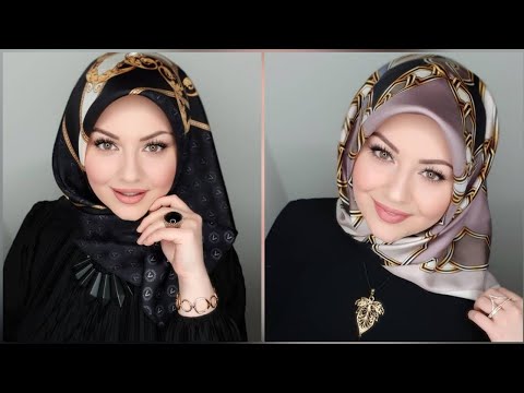 Harika ve Muhteşem Kolay Eşarp Bağlama teknikleri|Turkish Hijab Tutorial