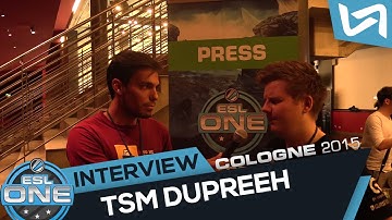 Interview TSM dupreeh (ESL One Cologne 2015)