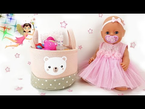 Qué llevar en Bolso cambiador de la muñeca bebé Baby Born Interactiva de Bandai | Bebé come papilla - YouTube