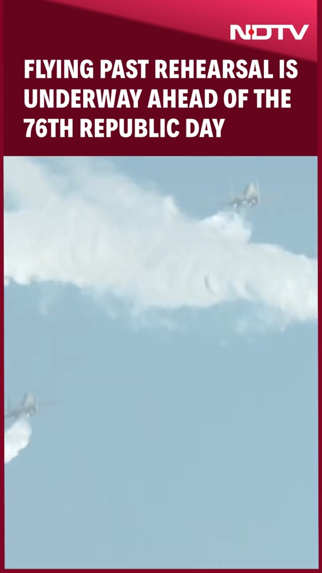 Republic Day | Flying Past Rehearsal Is Underway At Kartavya Path Ahead Of The 76th Republic Day