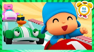 POCOYO in ENGLISH  A Great F1 Race [94 min] | Full Episodes | VIDEOS and CARTOONS for KIDS