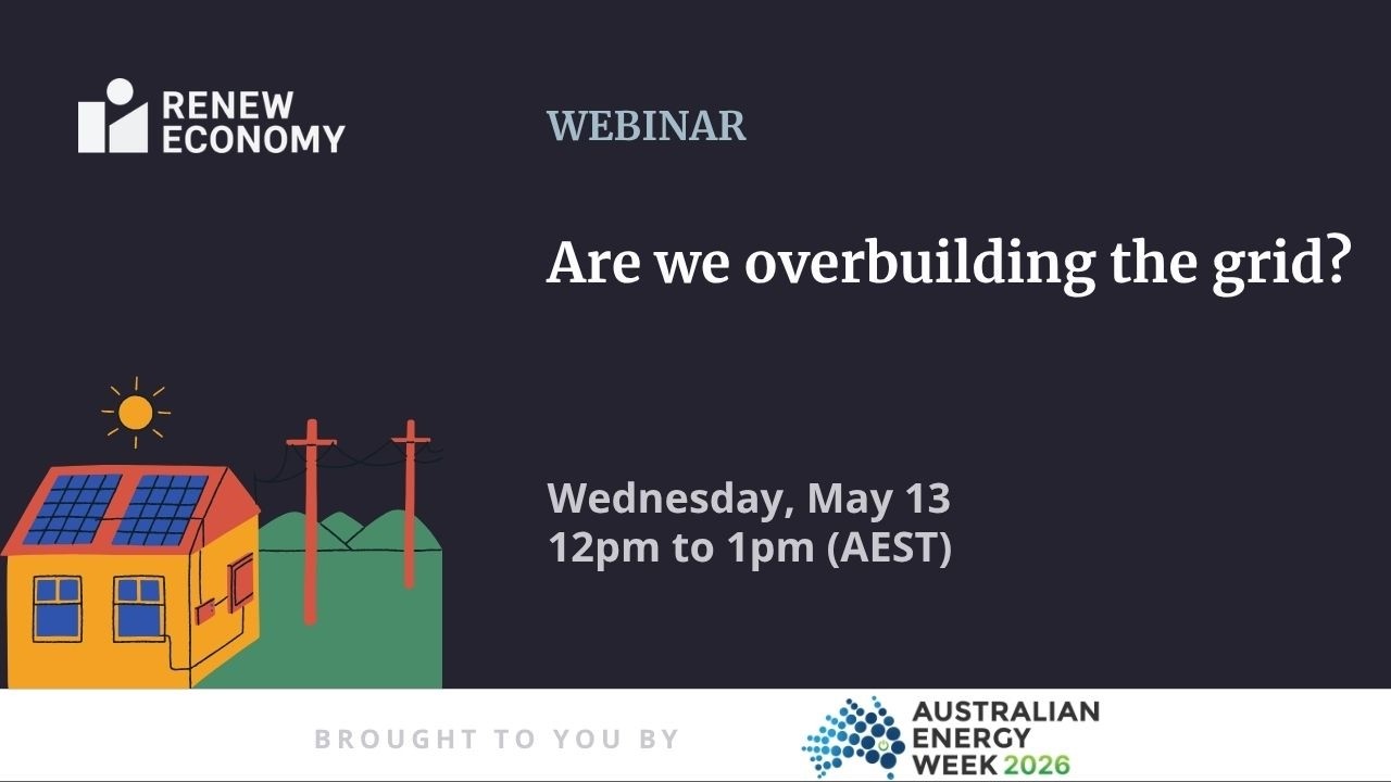 Webinar: Are we overbuilding the grid?