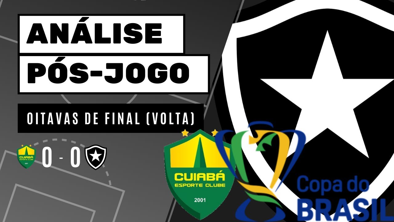 ANÁLISE - PÓS-JOGO CUIABÁ 0x0 BOTAFOGO - OITAVAS DE FINAL COPA DO ...