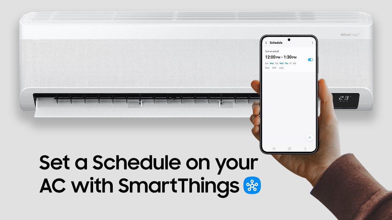 How to Set a Schedule on your Air Conditioner - YouTube