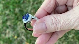ceylon sapphire ring 3481v