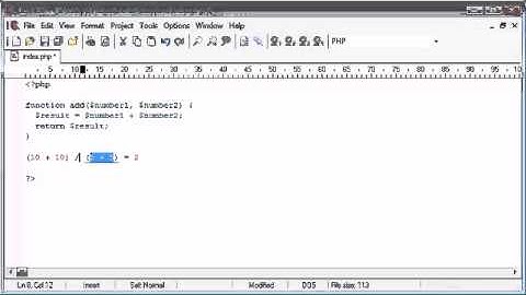 Beginner PHP Tutorial   32   Functions with a Return Value