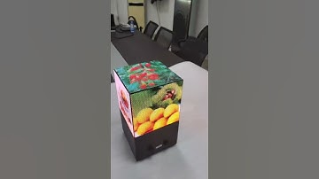 Intelligent LED cube with battery -Colorful the world #led #ledscreen #DooH #outdoor #indoor